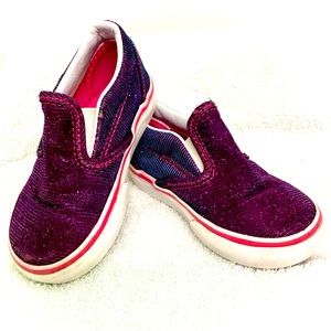 VANS Purple Glittery Shoes